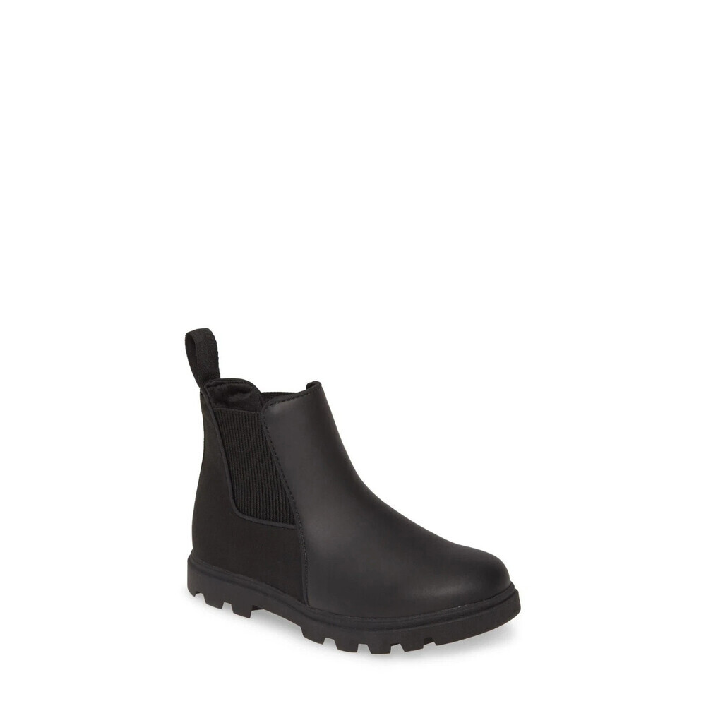 Native Shoes Kensington Treklite Boots Kids US 7 Black Round Toe Chelsea RHS6552